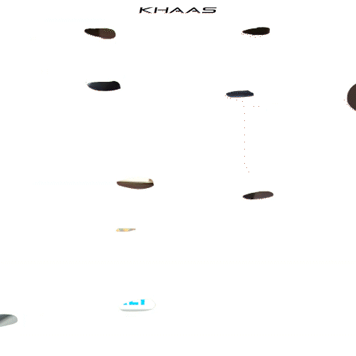 Image of KHAAS Visor Mirror with Light, showing the adjustable light of the product