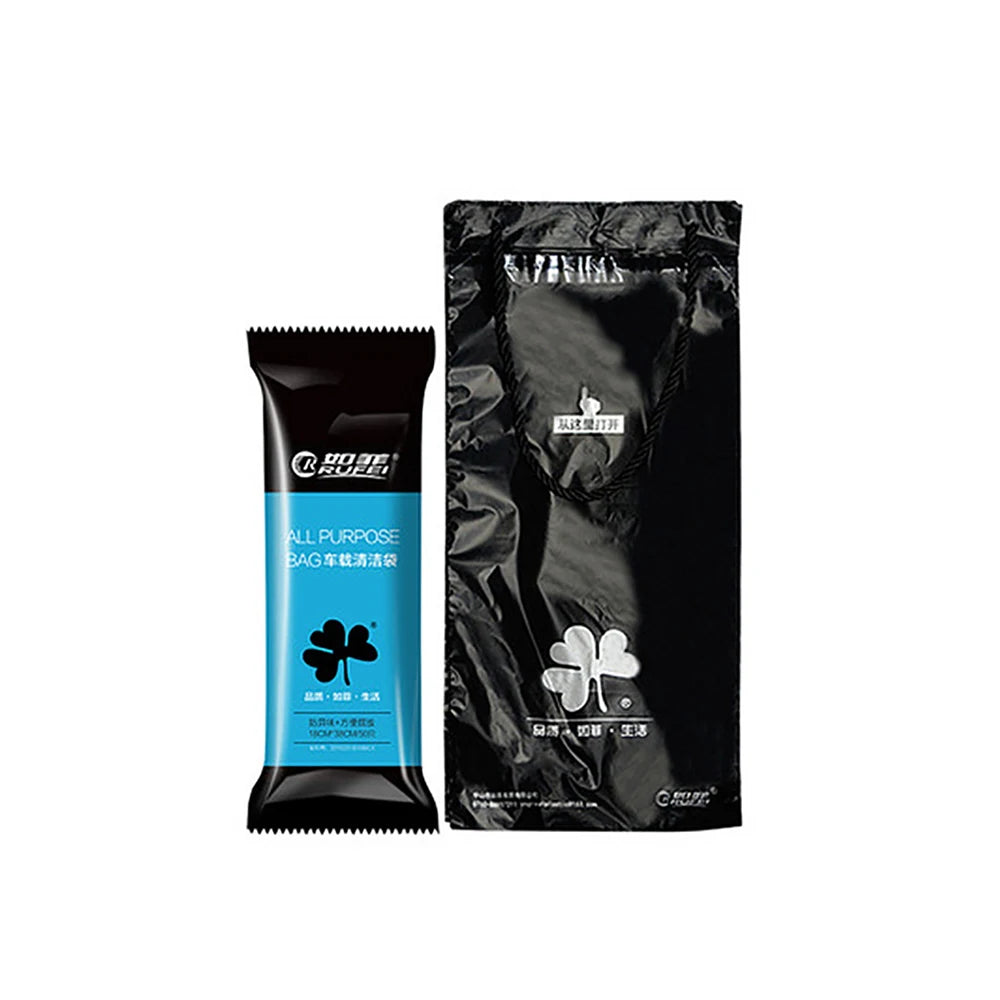 Image of KHAAS TossNGo™ Disposable Garbage Bags for Cars, showing the product in black color