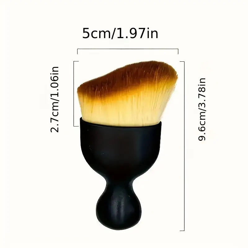 Image of KHAAS Car Interior Detailing Brush, showing the dimensions of the product