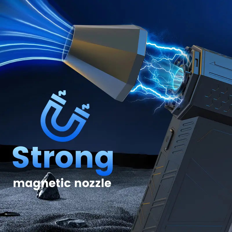 Image of KHAAS MightyBlow™ Auto Blower, showing the magnetic nozzle