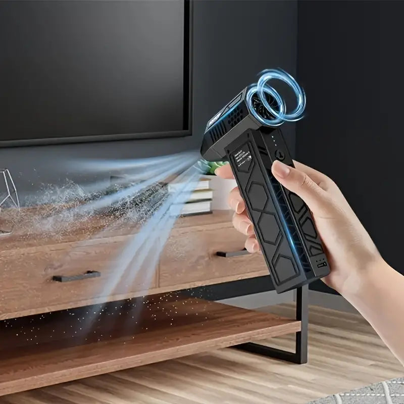 Image of KHAAS MightyBlow™ Auto Blower, showing the blowing power of the product