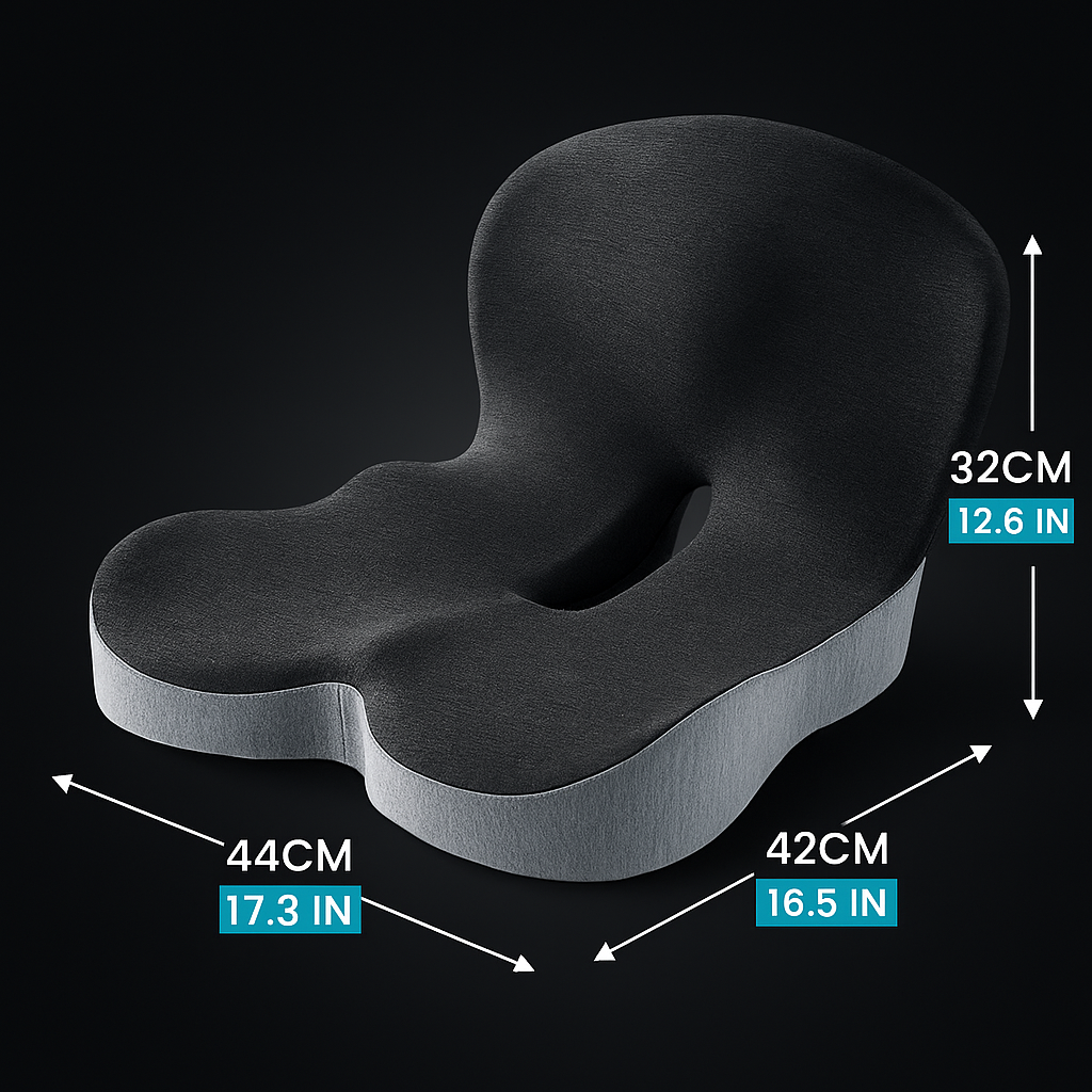 KHAAS SpineAlign™ Car Seat Cushion