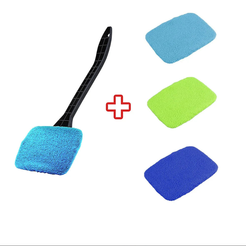 Microfiber Glass Cleaner with Handle