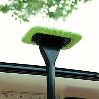 Microfiber Glass Cleaner with Handle