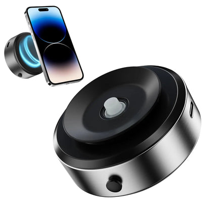 Image of KHAAS Suction Magnetic Phone Holder, showing the silver variant