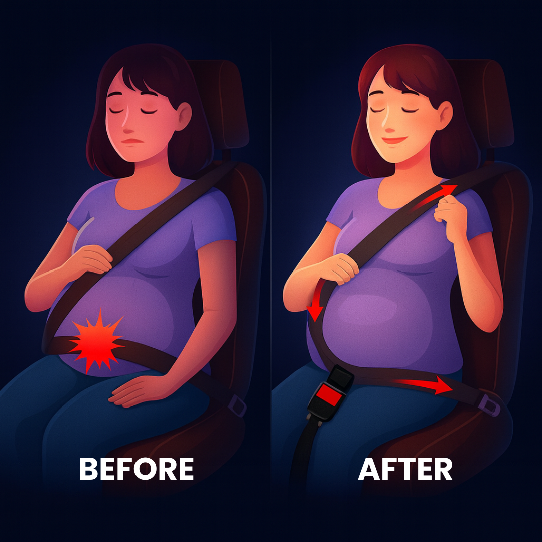 KHAAS SafeBump™ Pregnancy Seat Belt Safety System