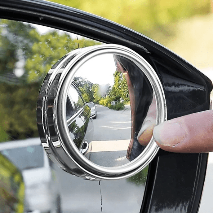 Image of KHAAS Blind Spot Mirror, showing the adjustability of the product 