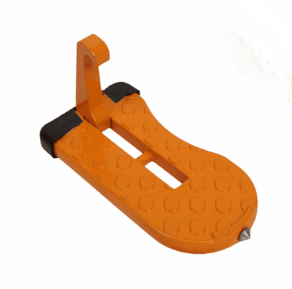Image of KHAAS Car Door Latch Step, showing the product in orange variant 