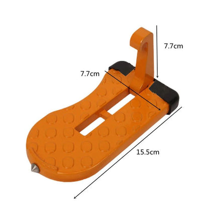 Image of KHAAS Car Door Latch Step, showing the product dimensions 