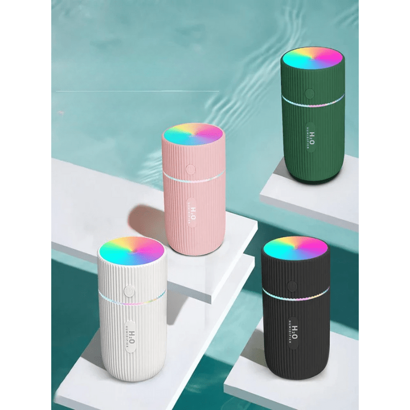 Image of KHAAS Car Humidifier, showing various colors of the product.