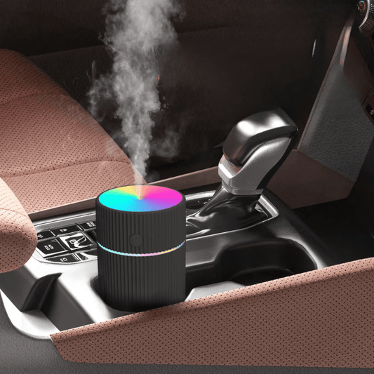Image of KHAAS Car Humidifier, showing the main image with product in use. 