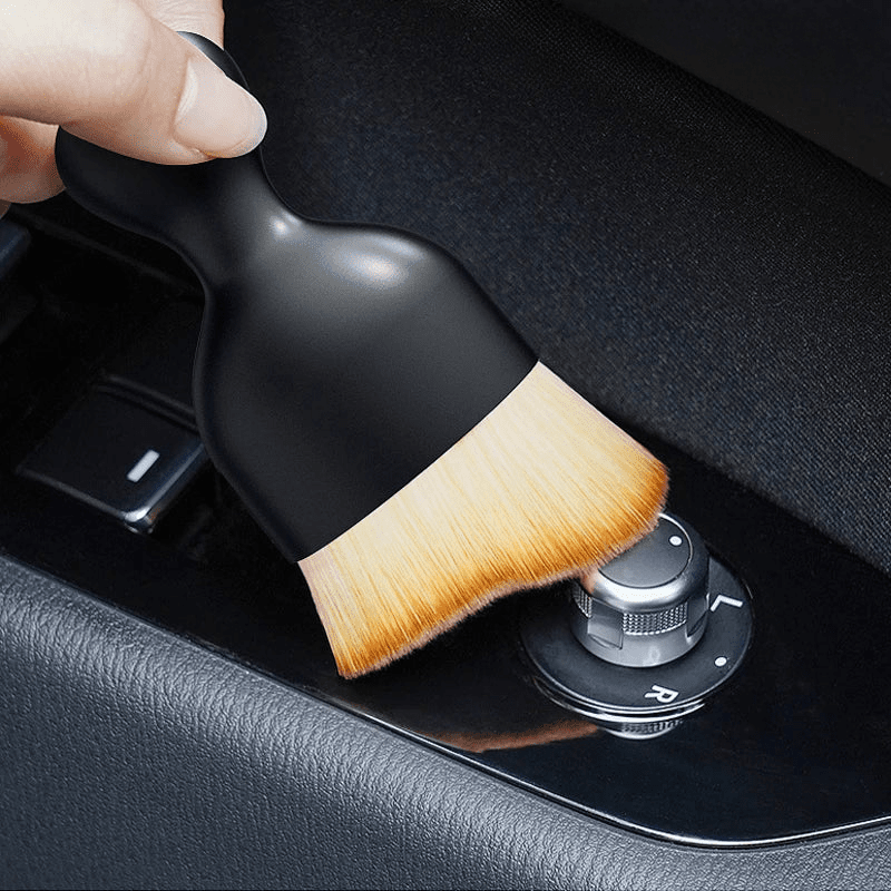 Image of KHAAS Car Interior Detailing Brush, showing the car detailing hard to reach places
