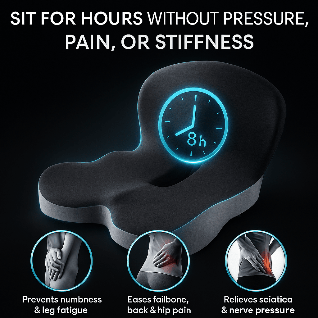 Car Seat Cushion – SpineAlign™ Ergonomic Support | KHAAS