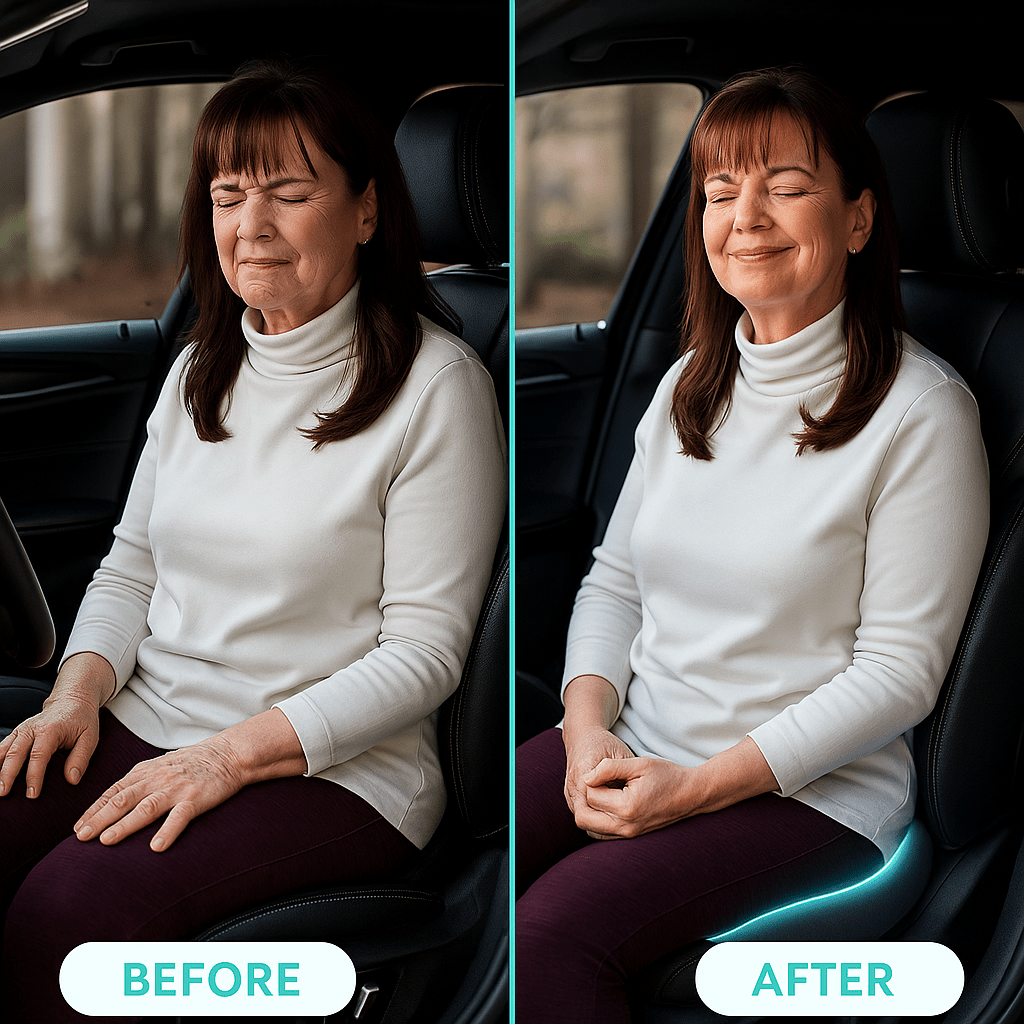 Car Seat Cushion – SpineAlign™ Ergonomic Support | KHAAS