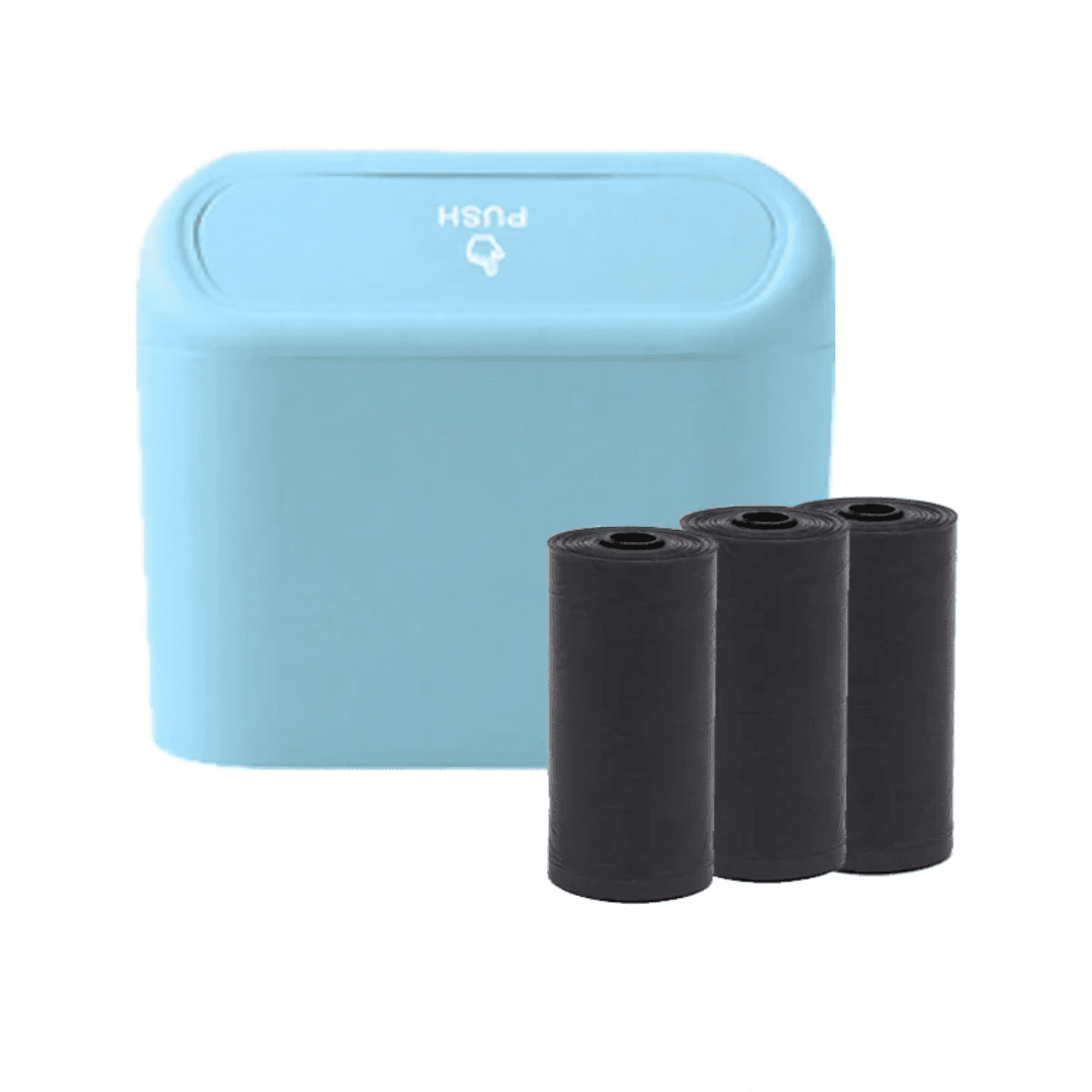 KHAAS Trash Can for Car with Lid