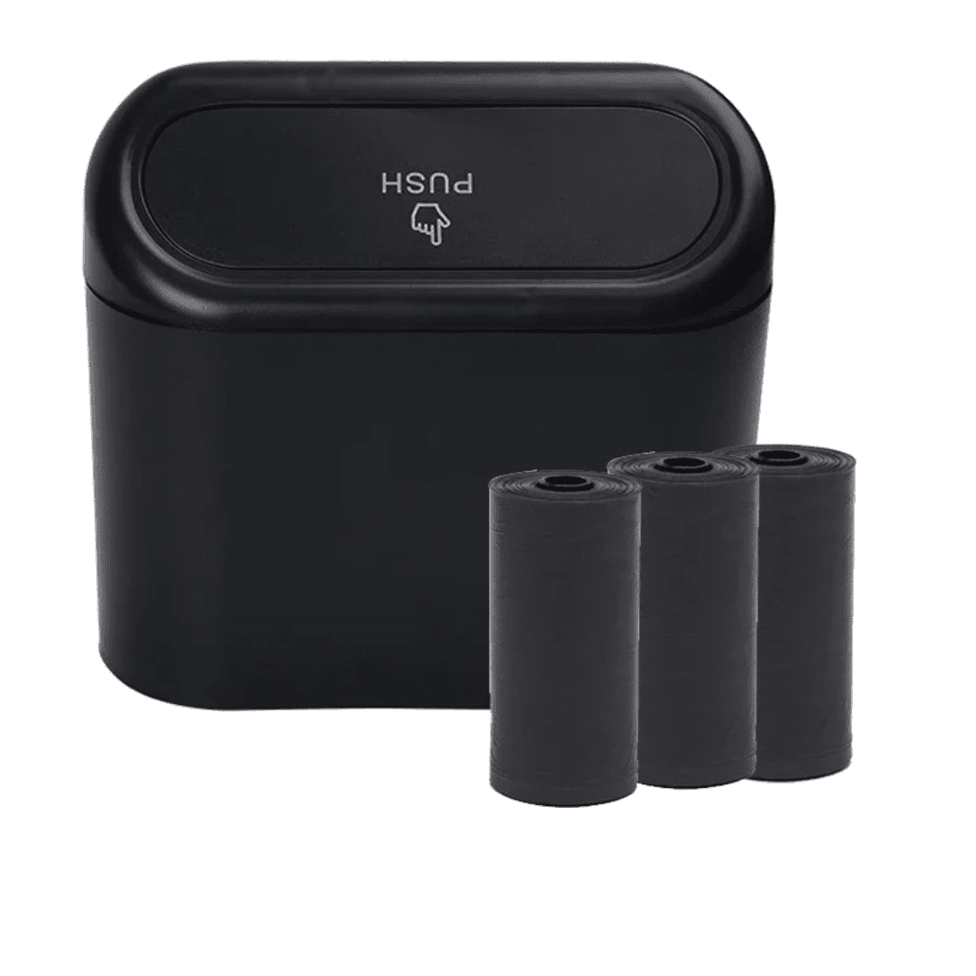 KHAAS Trash Can for Car with Lid