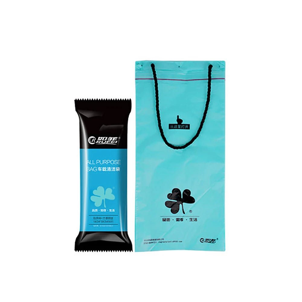 Image of KHAAS TossNGo™ Disposable Garbage Bags for Cars, showing the product in blue color