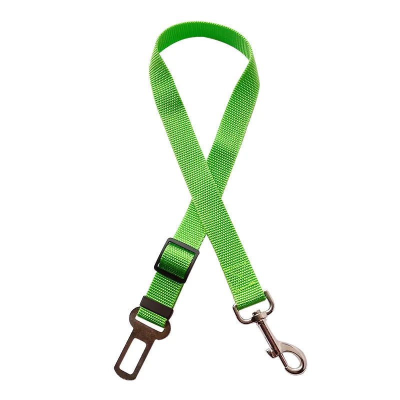 Dog Seat Belt, green