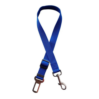 Dog Seat Belt, royal blue