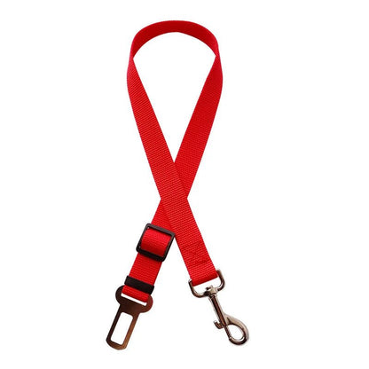 Dog Seat Belt, red