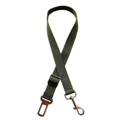 Dog Seat Belt, olive
