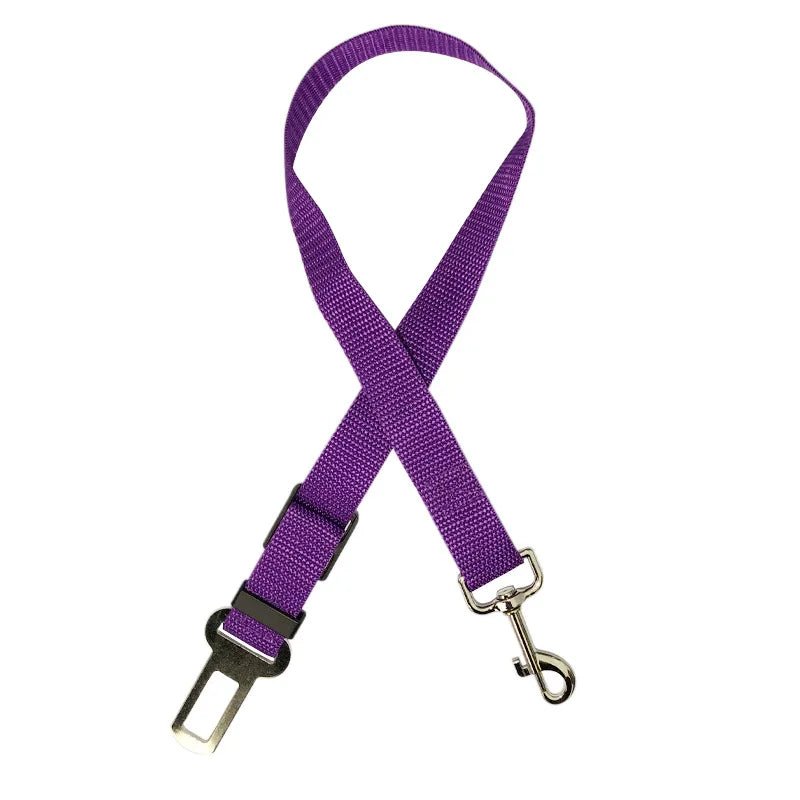 Dog Seat Belt, purple