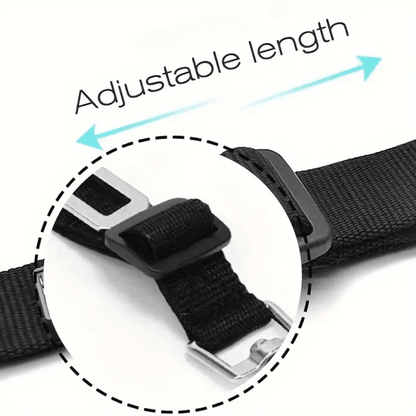 Dog Seat Belt, adjustment