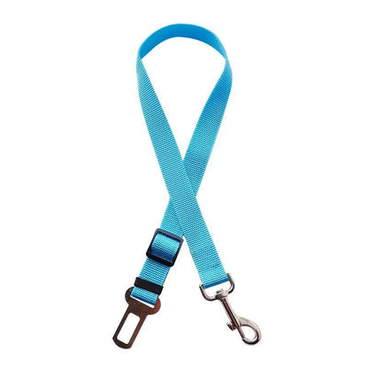 Dog Seat Belt, blue