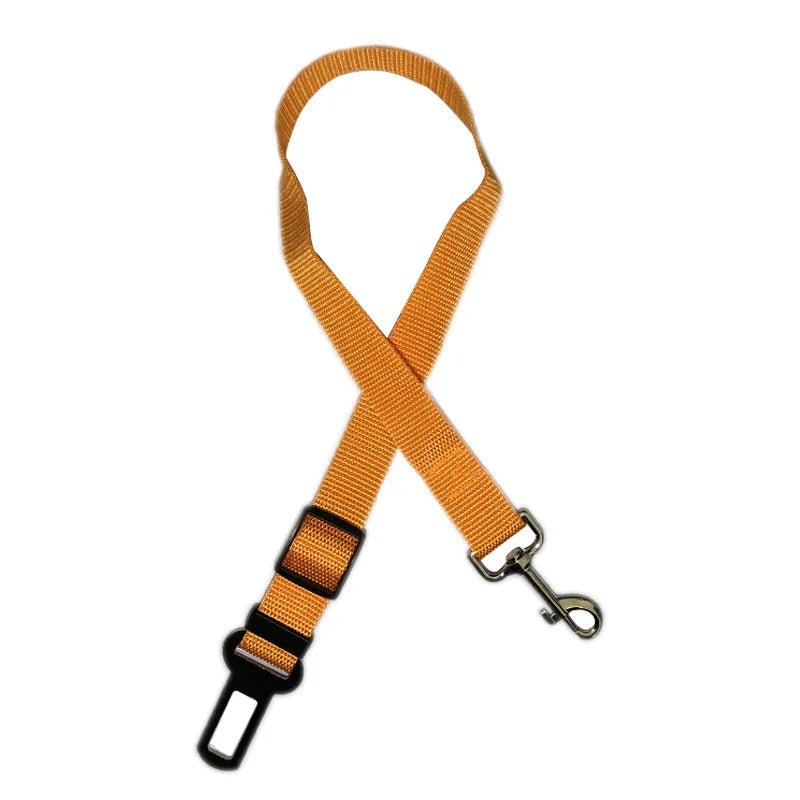 Dog Seat Belt, orange