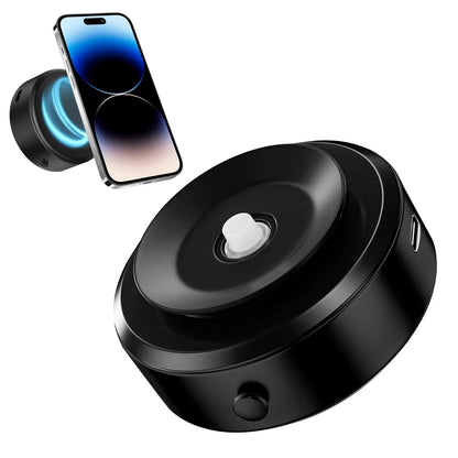 Image of KHAAS Suction Magnetic Phone Holder, showing the black variant