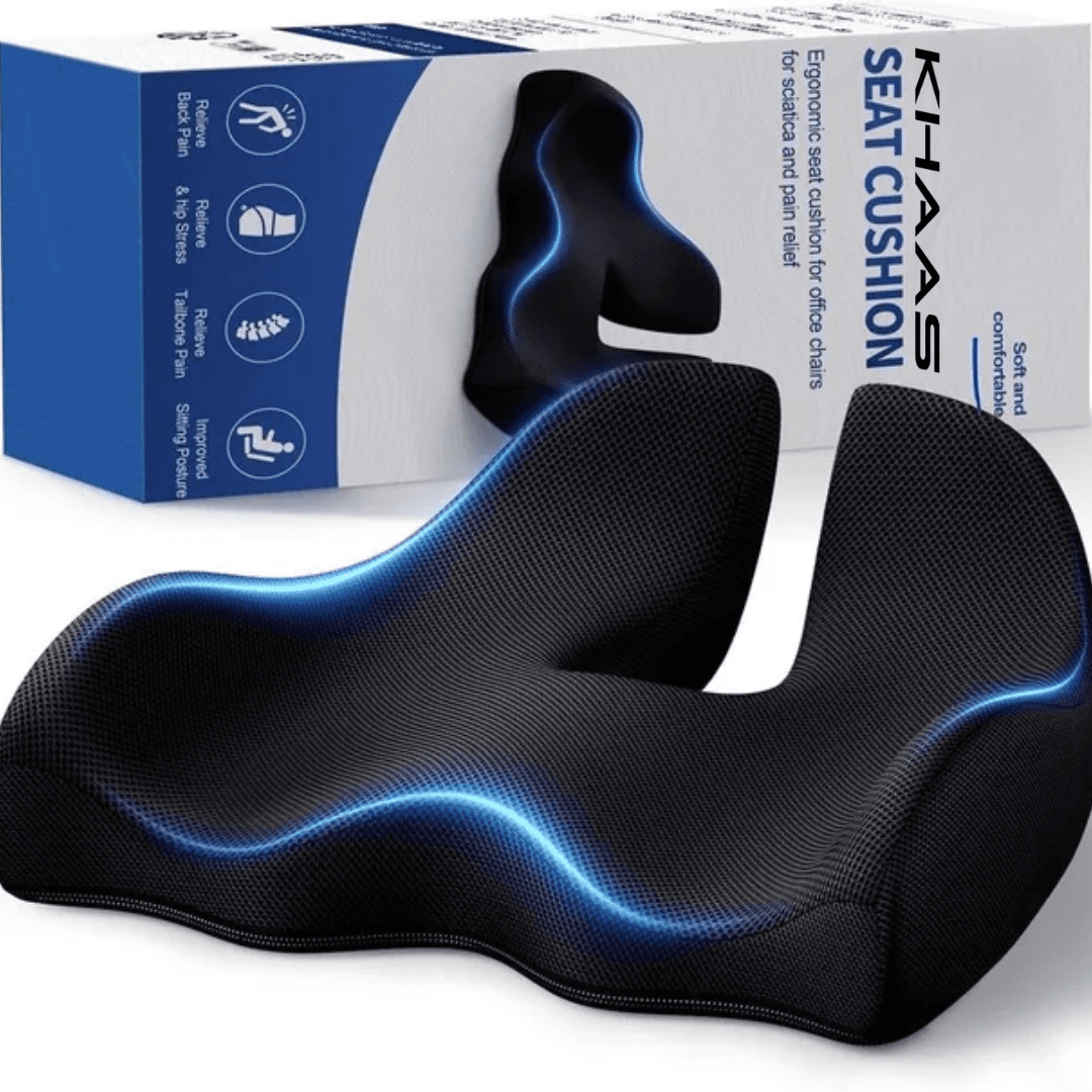 Image of KHAAS Memory Foam Car Seat Cushion, showing the main image 