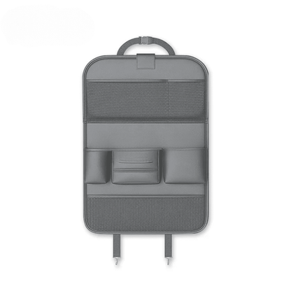 Image of KHAAS Premium Car Back Seat Organizer, showing the color gray