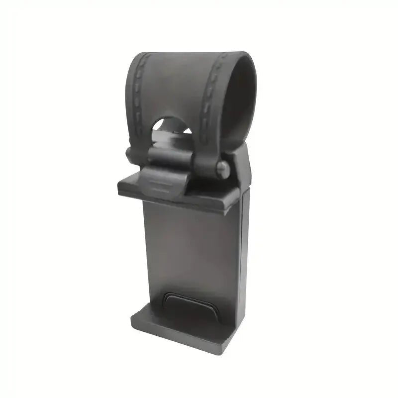 Image of KHAAS Steering Wheel Phone Holder, showing the black variant of the product 