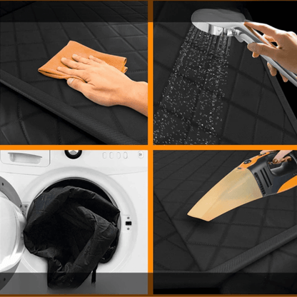 Image of KHAAS Waterproof Back Seat Cover for Dogs, showing the easy to care aspect of the product