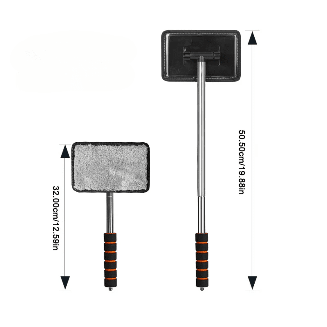 Image of KHAAS Windshield Cleaner Tool, showing the dimensions of the product 