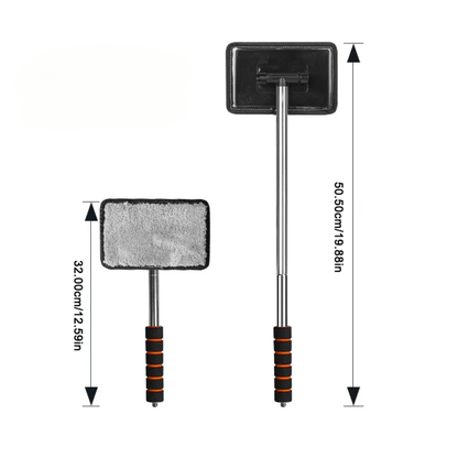 Image of KHAAS Windshield Cleaner Tool, showing the dimensions of the product 