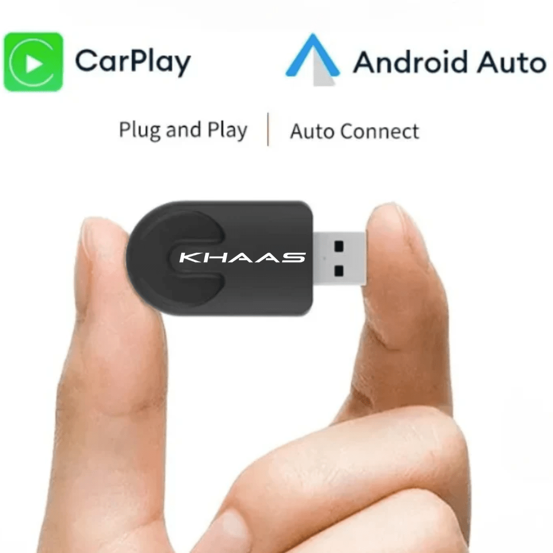 Image of KHAAS Wireless Apple CarPlay Adapter, showing the main image