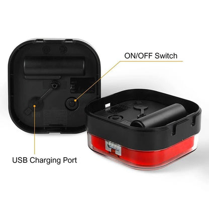 Image of KHAAS TowBeam™ Wireless Magnetic Trailer Lights, showing the backing of the product 